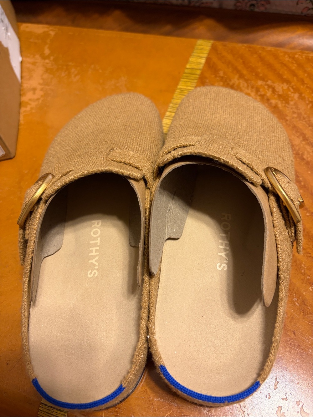 Rothy’s The Buckle Clog in Wren Boucle Size 8. New in Box - Picture 2 of 4